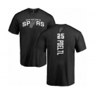NBA Nike San Antonio Spurs #25 Jakob Poeltl Black Backer T-Shirt