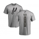 NBA Nike San Antonio Spurs #50 David Robinson Ash Backer T-Shirt