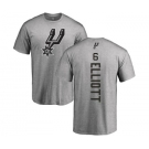 NBA Nike San Antonio Spurs #6 Sean Elliott Ash Backer T-Shirt