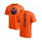 NHL Adidas Edmonton Oilers #13 Mike Cammalleri Orange One Color Backer T-Shirt