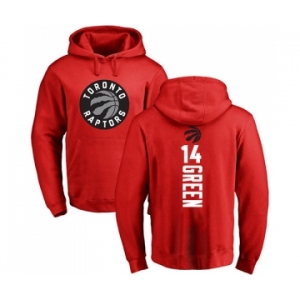 NBA Nike Toronto Raptors #14 Danny Green Red Backer Pullover Hoodie