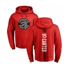 NBA Nike Toronto Raptors #15 Vince Carter Red Backer Pullover Hoodie