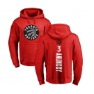 NBA Nike Toronto Raptors #3 OG Anunoby Red Backer Pullover Hoodie