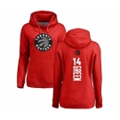 NBA Women's Nike Toronto Raptors #14 Danny Green Red Backer Pullover Hoodie