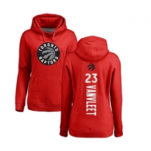 NBA Women's Nike Toronto Raptors #23 Fred VanVleet Red Backer Pullover Hoodie