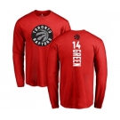 NBA Nike Toronto Raptors #14 Danny Green Red Backer Long Sleeve T-Shirt
