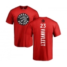 NBA Nike Toronto Raptors #23 Fred VanVleet Red Backer T-Shirt