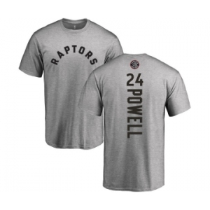 NBA Nike Toronto Raptors #24 Norman Powell Ash Backer T-Shirt