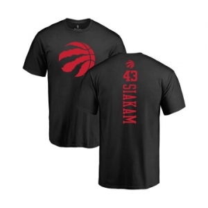 NBA Nike Toronto Raptors #43 Pascal Siakam Black One Color Backer T-Shirt