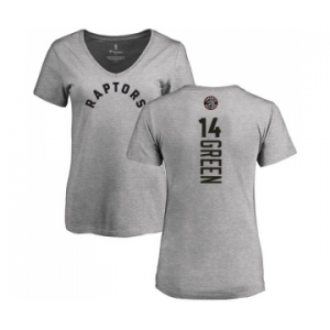 NBA Women's Nike Toronto Raptors #14 Danny Green Ash Backer T-Shirt
