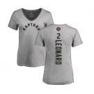 NBA Women's Nike Toronto Raptors #2 Kawhi Leonard Ash Backer T-Shirt