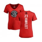 NBA Women's Nike Toronto Raptors #23 Fred VanVleet Red Backer T-Shirt