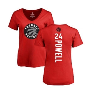 NBA Women's Nike Toronto Raptors #24 Norman Powell Red Backer T-Shirt
