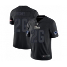 Men's Nike New England Patriots #26 Sony Michel Limited Black Rush Impact NFL Jersey