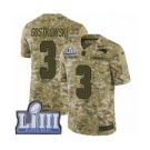 Men's Nike New England Patriots #3 Stephen Gostkowski Limited Camo 2018 Salute to Service Super Bowl LIII Bound NFL Jersey