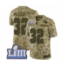 Men's Nike New England Patriots #32 Devin McCourty Limited Camo 2018 Salute to Service Super Bowl LIII Bound NFL Jersey