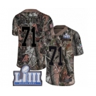 Men's Nike New England Patriots #71 Danny Shelton Camo Rush Realtree Limited Super Bowl LIII Bound NFL Jersey