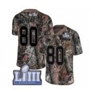 Men's Nike New England Patriots #80 Irving Fryar Camo Rush Realtree Limited Super Bowl LIII Bound NFL Jersey