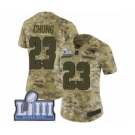 Women's Nike New England Patriots #23 Patrick Chung Limited Camo 2018 Salute to Service Super Bowl LIII Bound NFL Jersey