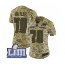 Women's Nike New England Patriots #70 Adam Butler Limited Camo 2018 Salute to Service Super Bowl LIII Bound NFL Jersey