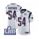 Youth Nike New England Patriots #54 Dont'a Hightower White Vapor Untouchable Limited Player Super Bowl LIII Bound NFL Jersey