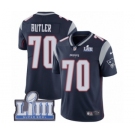 Youth Nike New England Patriots #70 Adam Butler Navy Blue Team Color Vapor Untouchable Limited Player Super Bowl LIII Bound NFL Jersey