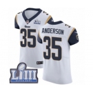 Men's Nike Los Angeles Rams #35 C.J. Anderson White Vapor Untouchable Elite Player Super Bowl LIII Bound NFL Jersey