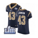 Men's Nike Los Angeles Rams #43 John Johnson Navy Blue Team Color Vapor Untouchable Elite Player Super Bowl LIII Bound NFL Jersey