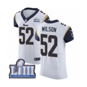 Men's Nike Los Angeles Rams #52 Ramik Wilson White Vapor Untouchable Elite Player Super Bowl LIII Bound NFL Jersey