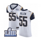 Men's Nike Los Angeles Rams #55 Brian Allen White Vapor Untouchable Elite Player Super Bowl LIII Bound NFL Jersey