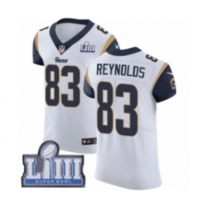 Men's Nike Los Angeles Rams #83 Josh Reynolds White Vapor Untouchable Elite Player Super Bowl LIII Bound NFL Jersey