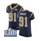 Men's Nike Los Angeles Rams #91 Dominique Easley Navy Blue Team Color Vapor Untouchable Elite Player Super Bowl LIII Bound NFL Jersey