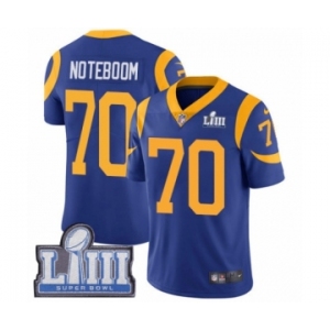 Men's Nike Los Angeles Rams #70 Joseph Noteboom Royal Blue Alternate Vapor Untouchable Limited Player Super Bowl LIII Bound NFL Jersey