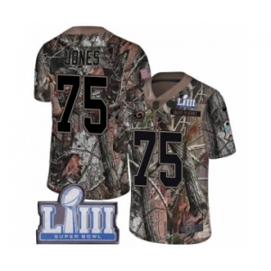 Men's Nike Los Angeles Rams #75 Deacon Jones Camo Rush Realtree Limited Super Bowl LIII Bound NFL Jersey