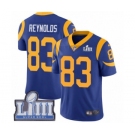 Men's Nike Los Angeles Rams #83 Josh Reynolds Royal Blue Alternate Vapor Untouchable Limited Player Super Bowl LIII Bound NFL Jersey