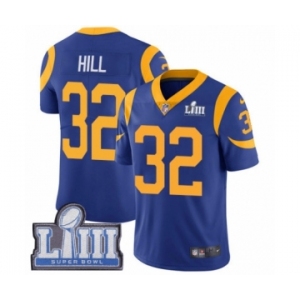 Youth Nike Los Angeles Rams #32 Troy Hill Royal Blue Alternate Vapor Untouchable Limited Player Super Bowl LIII Bound NFL Jersey
