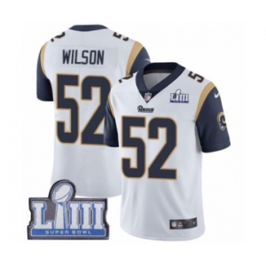 Youth Nike Los Angeles Rams #52 Ramik Wilson White Vapor Untouchable Limited Player Super Bowl LIII Bound NFL Jersey
