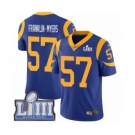 Youth Nike Los Angeles Rams #57 John Franklin-Myers Royal Blue Alternate Vapor Untouchable Limited Player Super Bowl LIII Bound NFL Jersey