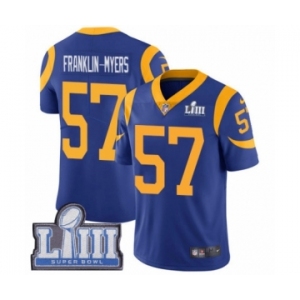 Youth Nike Los Angeles Rams #57 John Franklin-Myers Royal Blue Alternate Vapor Untouchable Limited Player Super Bowl LIII Bound NFL Jersey
