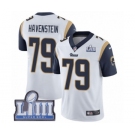 Youth Nike Los Angeles Rams #79 Rob Havenstein White Vapor Untouchable Limited Player Super Bowl LIII Bound NFL Jersey