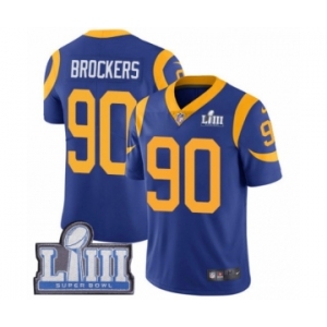 Youth Nike Los Angeles Rams #90 Michael Brockers Royal Blue Alternate Vapor Untouchable Limited Player Super Bowl LIII Bound NFL Jersey