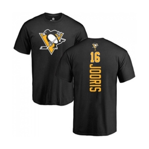 NHL Adidas Pittsburgh Penguins #16 Josh Jooris Black Backer T-Shirt