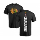 NHL Adidas Chicago Blackhawks #5 Adam Clendening Black Backer T-Shirt
