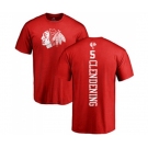 NHL Adidas Chicago Blackhawks #5 Adam Clendening Red One Color Backer T-Shirt