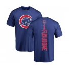 MLB Nike Chicago Cubs #1 Kosuke Fukudome Royal Blue Backer T-Shirt