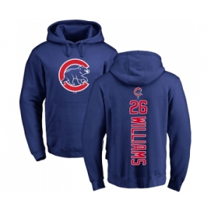 MLB Nike Chicago Cubs #26 Billy Williams Royal Blue Backer Pullover Hoodie