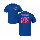 MLB Nike Chicago Cubs #26 Billy Williams Royal Blue Name & Number T-Shirt