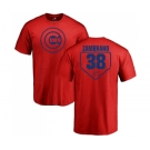 MLB Nike Chicago Cubs #38 Carlos Zambrano Red RBI T-Shirt