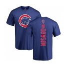 MLB Nike Chicago Cubs #8 Andre Dawson Royal Blue Backer T-Shirt