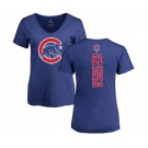 MLB Women's Nike Chicago Cubs #21 Sammy Sosa Royal Blue Backer T-Shirt